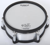 Roland PD-105X Drum Pad Mesh 10" Silver Brushed Metal Electronic Dual Trigger